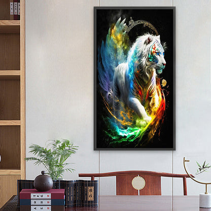 Colorful Tiger - Full Square Drill Diamond Painting 40*70CM