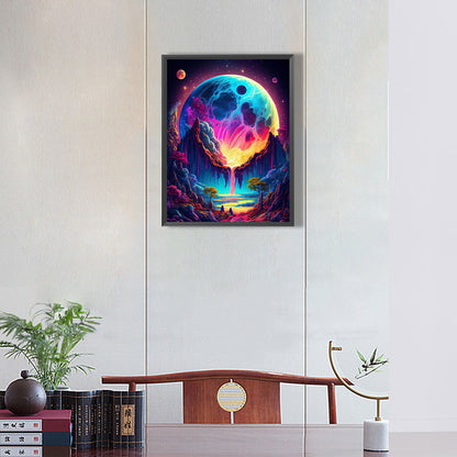 Colorful Clouds - Full Round Drill Diamond Painting 30*40CM