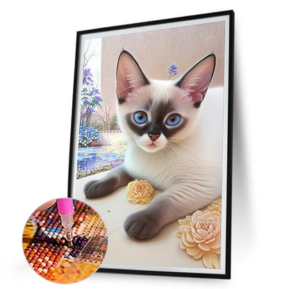 House Cat - Full Round Drill Diamond Painting 30*45CM