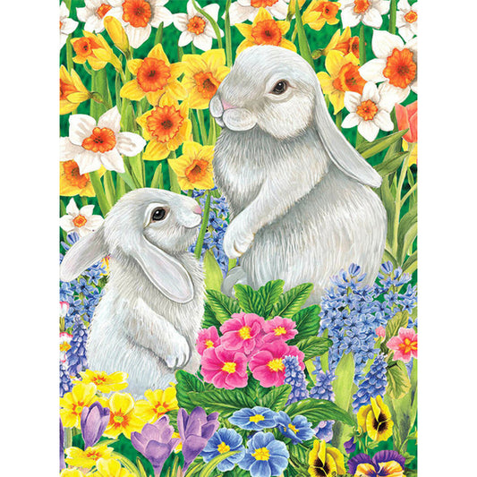 Easter Bunny - Full Round Drill Diamond Painting 30*40CM