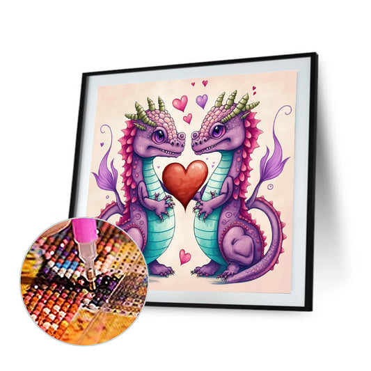 Little Dragon 30*30Ccm(canvas) full round drill diamond painting