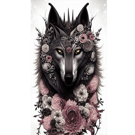 Wolf - Full Square Drill Diamond Painting 40*70CM