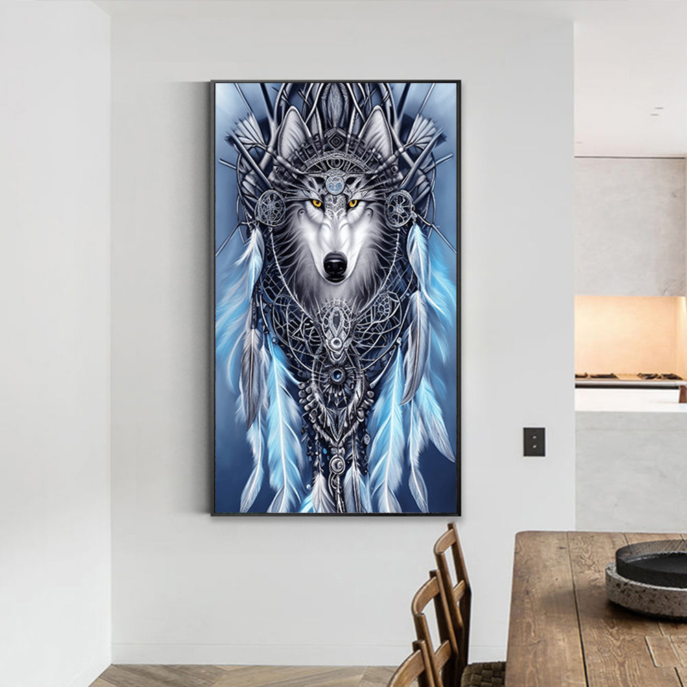 Wolf - Full Square Drill Diamond Painting 40*70CM