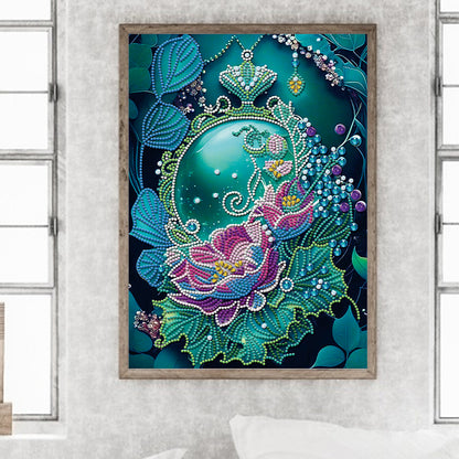 Jewelry Flower - Special Shaped Drill Diamond Painting 30*40CM