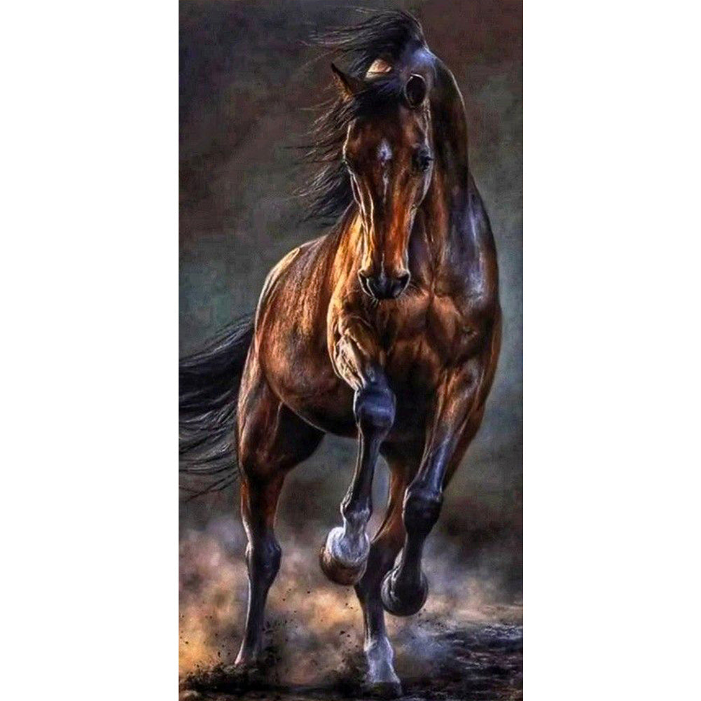 Running Horse - Full Round Drill Diamond Painting 40*80CM