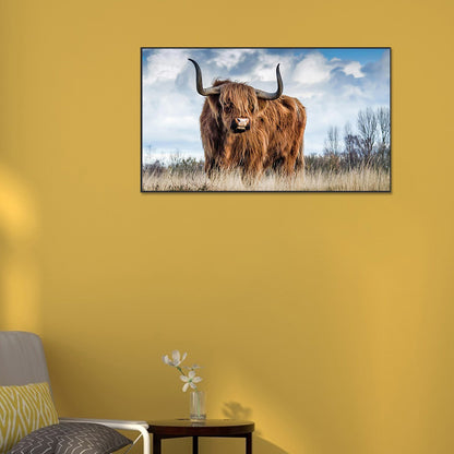 Highland Yak - Full Round Drill Diamond Painting 70*40CM