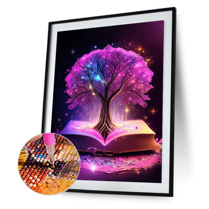 Magic Book Tree Of Life - Full Round Drill Diamond Painting 30*40CM