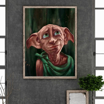 Harry Potter Elves - Full Round Drill Diamond Painting 30*40CM