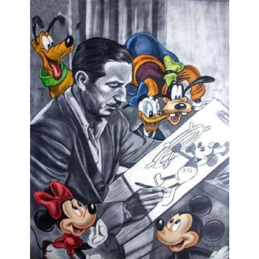Walt Disney Creation - Full Round Drill Diamond Painting 50*60CM