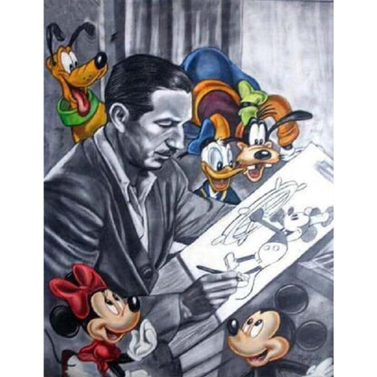 Walt Disney Creation - Full Round Drill Diamond Painting 50*60CM