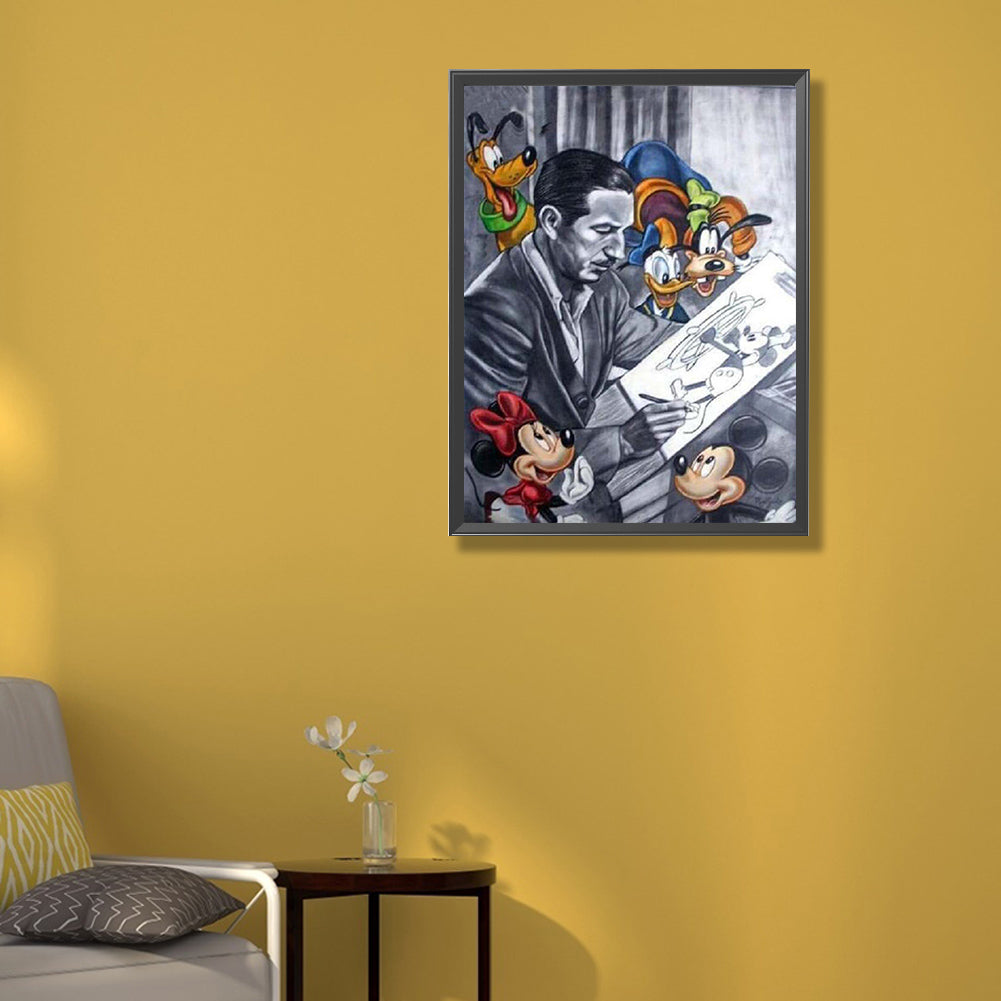 Walt Disney Creation - Full Round Drill Diamond Painting 50*60CM