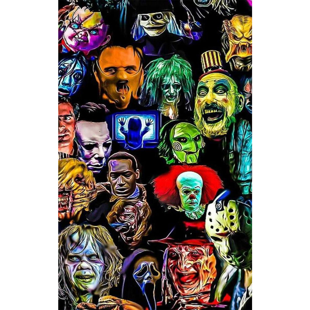 Horror Collection - Full Round Drill Diamond Painting 50*80CM