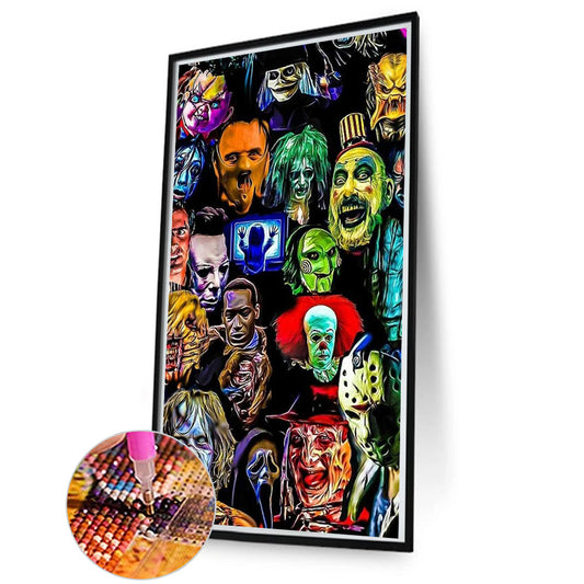 Horror Collection - Full Round Drill Diamond Painting 50*80CM