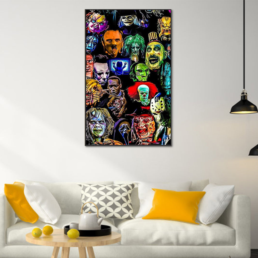 Horror Collection - Full Round Drill Diamond Painting 50*80CM