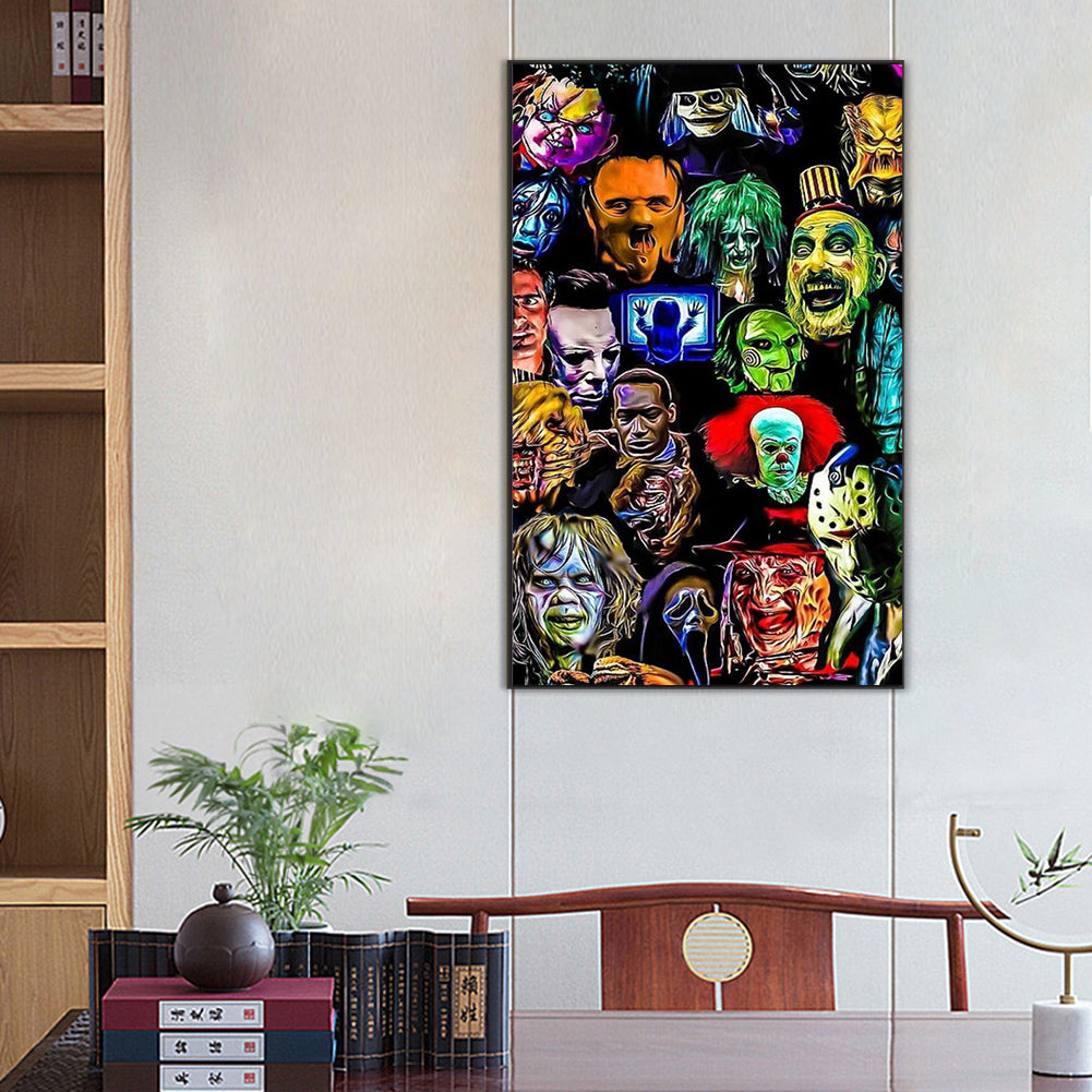 Horror Collection - Full Round Drill Diamond Painting 50*80CM