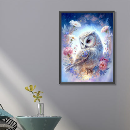 Owl - Full Square Drill Diamond Painting 45*60CM