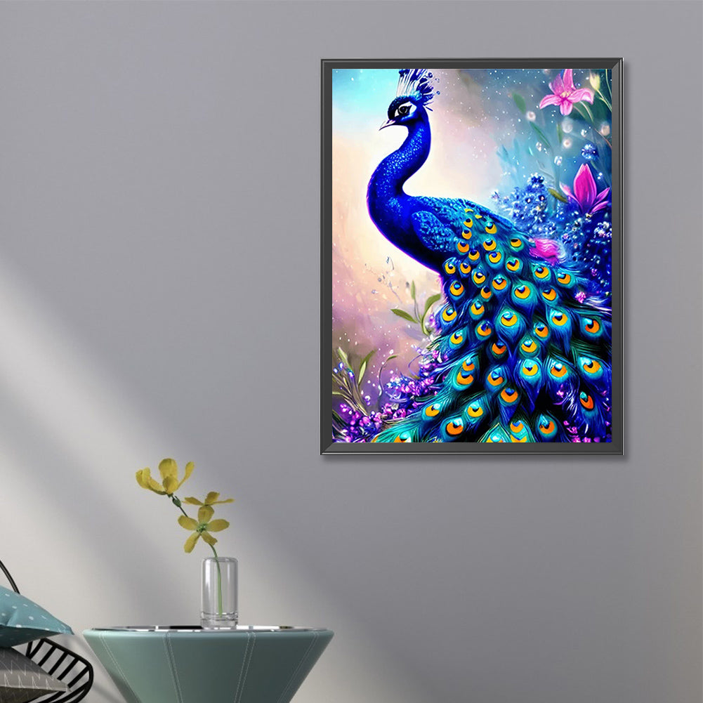 Peacock - Full Square Drill Diamond Painting 45*60CM