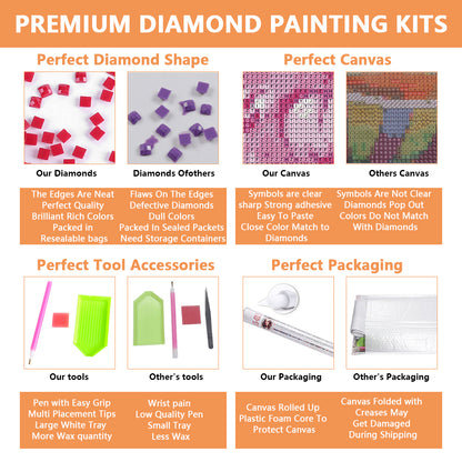 Flower Villa - Full Square Drill Diamond Painting 55*70CM
