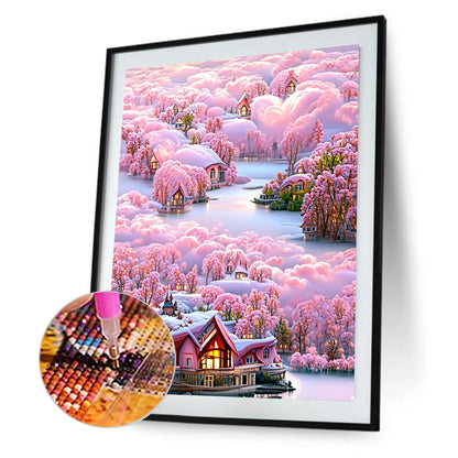 Flower Villa - Full Square Drill Diamond Painting 55*70CM