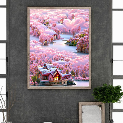 Flower Villa - Full Square Drill Diamond Painting 55*70CM