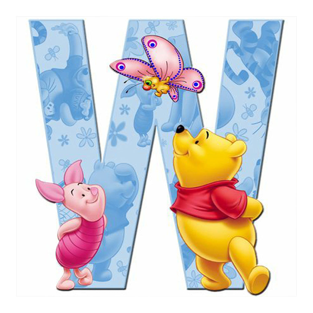 Winnie The Pooh W - Full Round Drill Diamond Painting 50*50CM