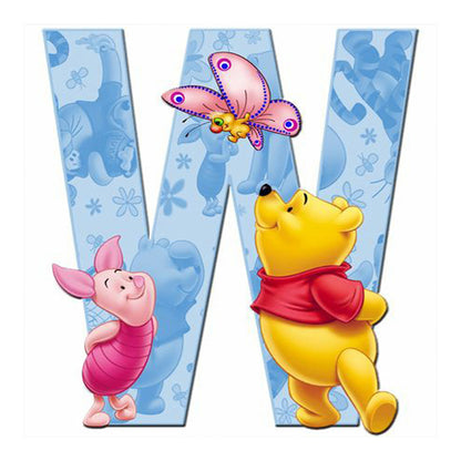 Winnie The Pooh W - Full Round Drill Diamond Painting 50*50CM