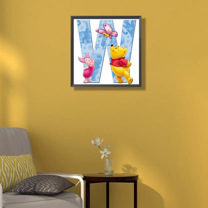 Winnie The Pooh W - Full Round Drill Diamond Painting 50*50CM