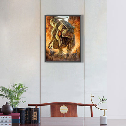 Dinosaur - Full Round Drill Diamond Painting 30*40CM