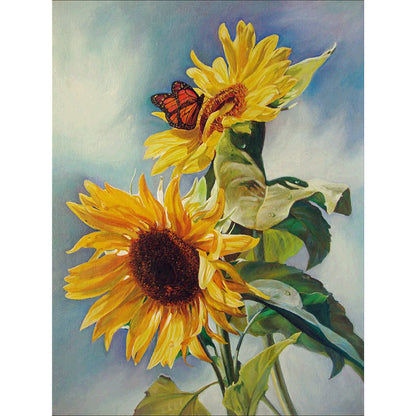 The Flowers - Full Round Drill Diamond Painting 30*40CM