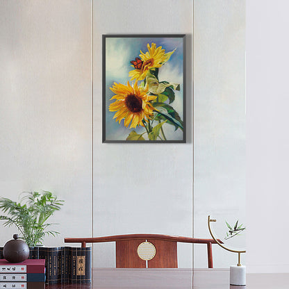 The Flowers - Full Round Drill Diamond Painting 30*40CM
