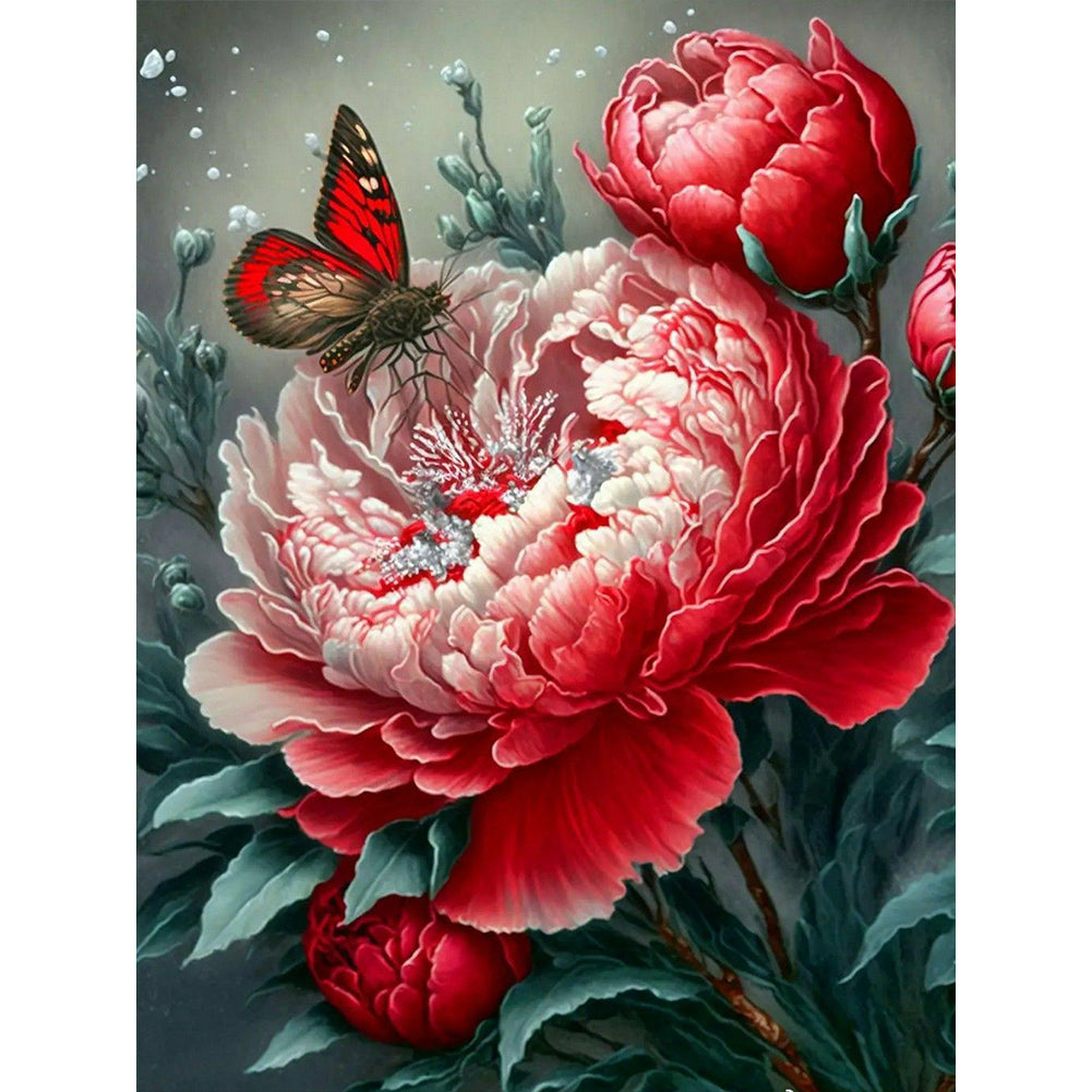 The Flowers - Full Round Drill Diamond Painting 30*40CM