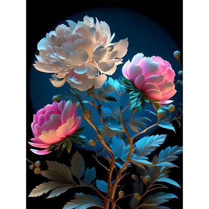 The Flowers - Full Round Drill Diamond Painting 30*40CM