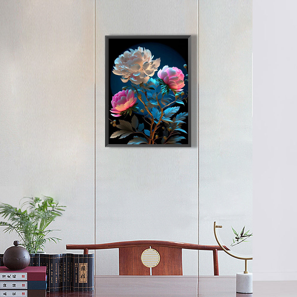 The Flowers - Full Round Drill Diamond Painting 30*40CM