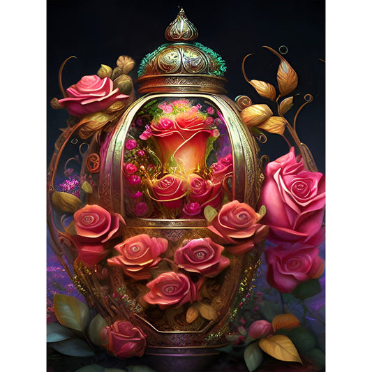 The Flowers - Full Round Drill Diamond Painting 30*40CM