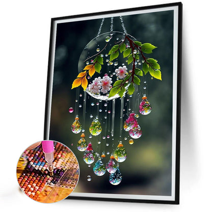 Dream Catcher With Flowers - Full Round Drill Diamond Painting 30*40CM