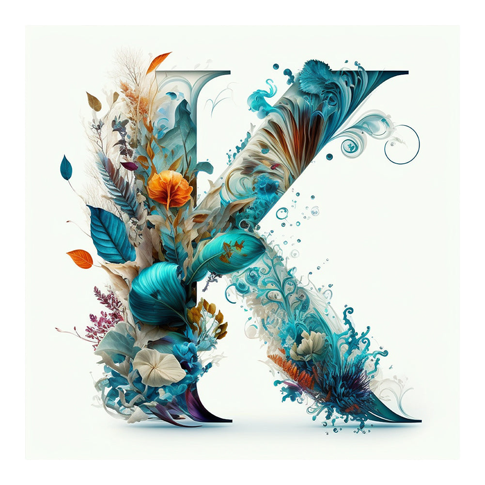Letter - Full Round Drill Diamond Painting 30*30CM
