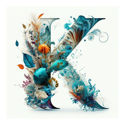 Letter - Full Round Drill Diamond Painting 30*30CM