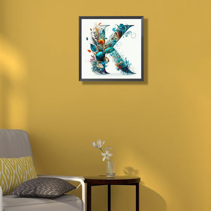Letter - Full Round Drill Diamond Painting 30*30CM