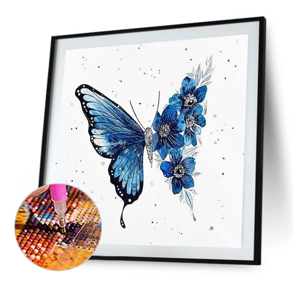 Butterfly - Full Round Drill Diamond Painting 40*40CM