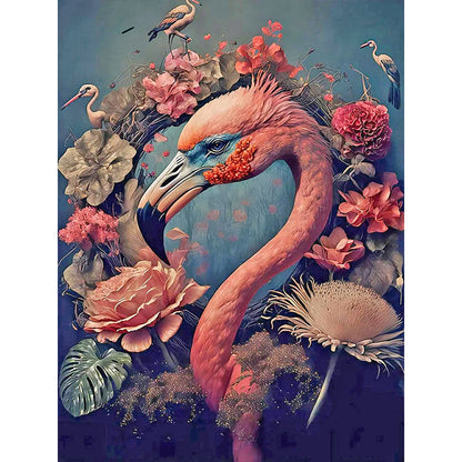 Flamingo - Full Round Drill Diamond Painting 30*40CM