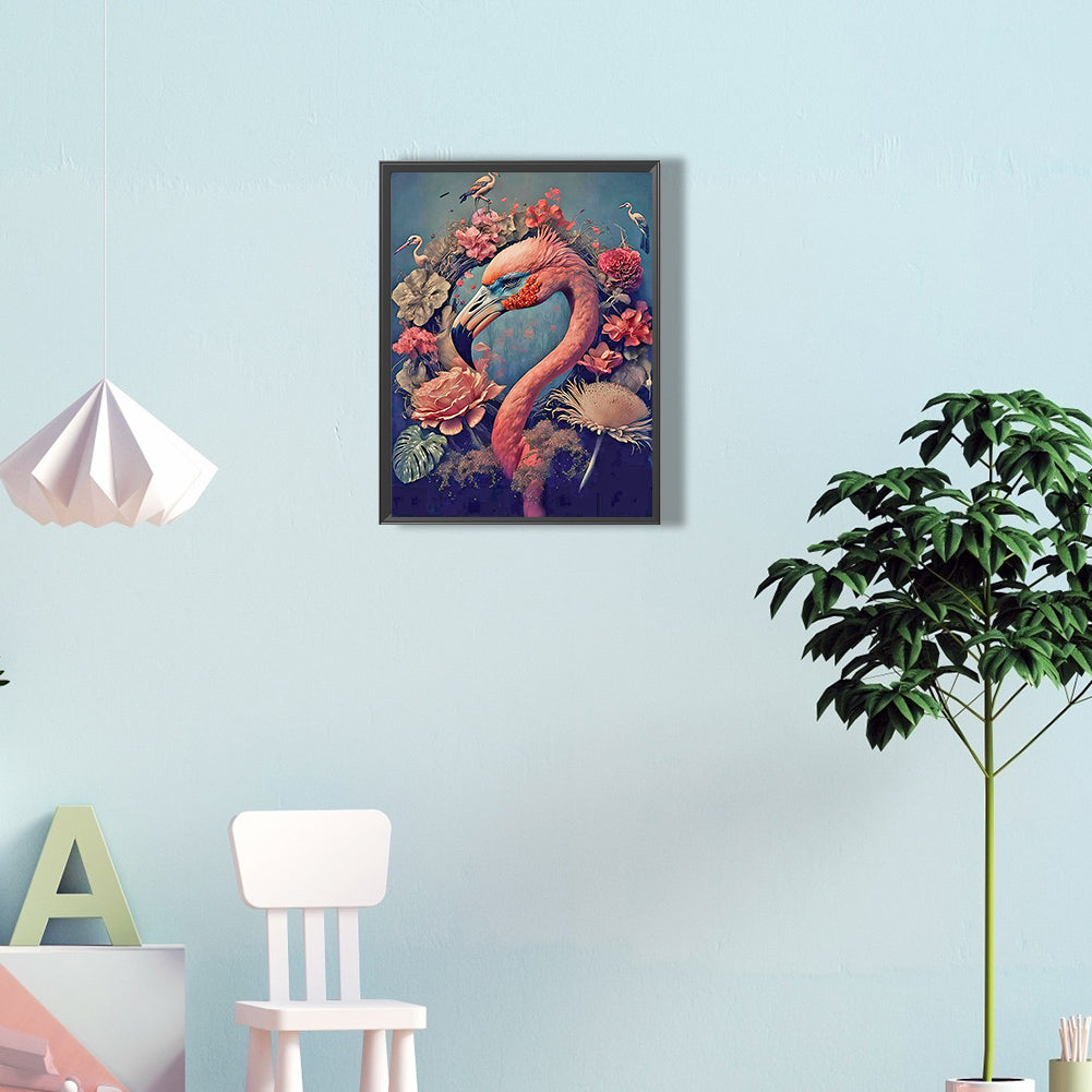 Flamingo - Full Round Drill Diamond Painting 30*40CM