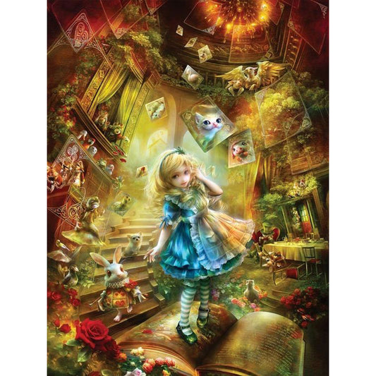 Magic Land Girl - Full Round Drill Diamond Painting 30*40CM