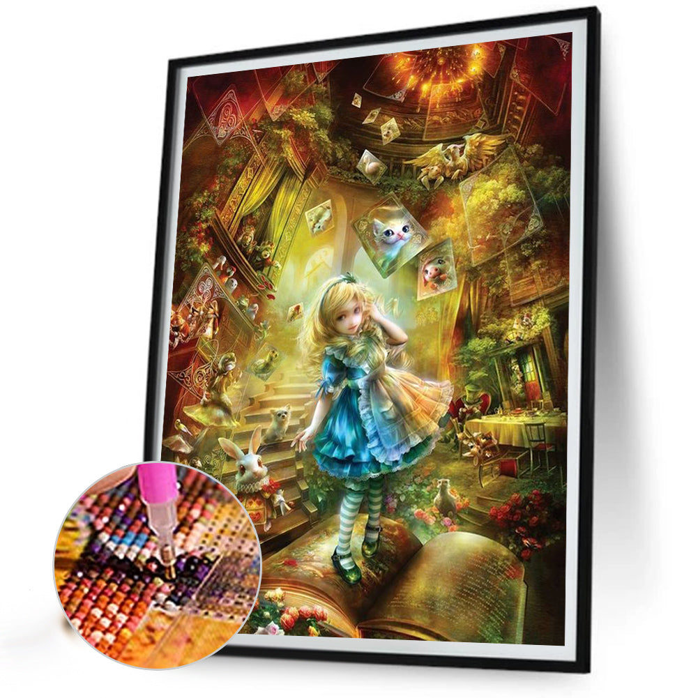 Magic Land Girl - Full Round Drill Diamond Painting 30*40CM