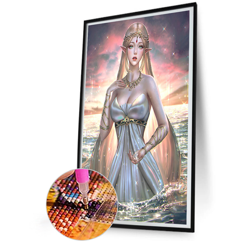 Goddess - Full Round Drill Diamond Painting 30*50CM