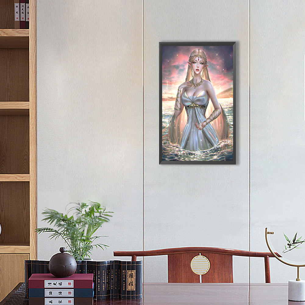 Goddess - Full Round Drill Diamond Painting 30*50CM