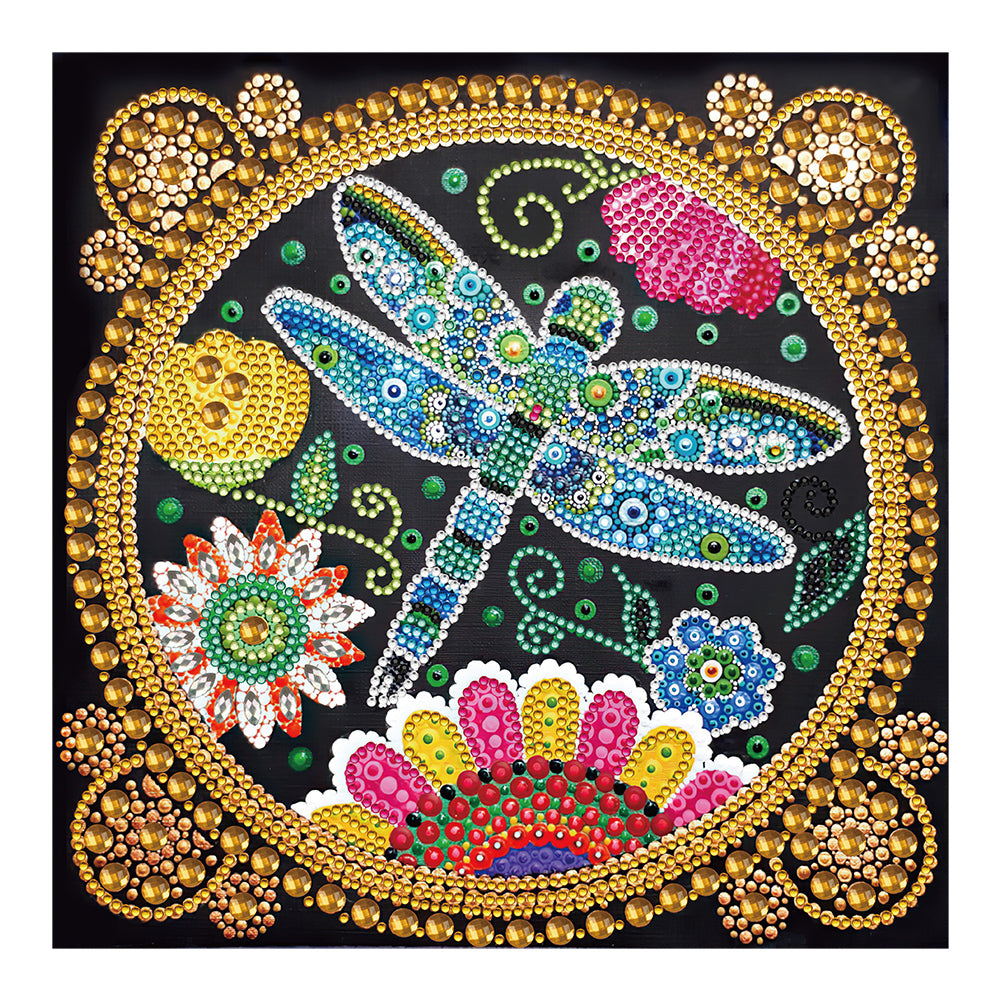 Dragonfly Style Crystal Figure - Special Shaped Drill Diamond Painting 30*30CM