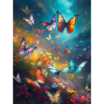 Butterfly - Full Round Drill Diamond Painting 30*40CM