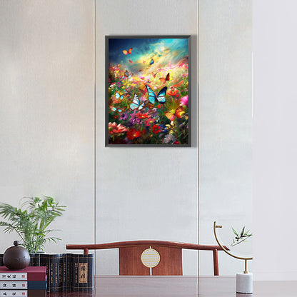 Butterfly - Full Round Drill Diamond Painting 30*40CM