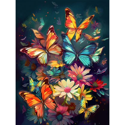 Butterfly - Full Round Drill Diamond Painting 30*40CM