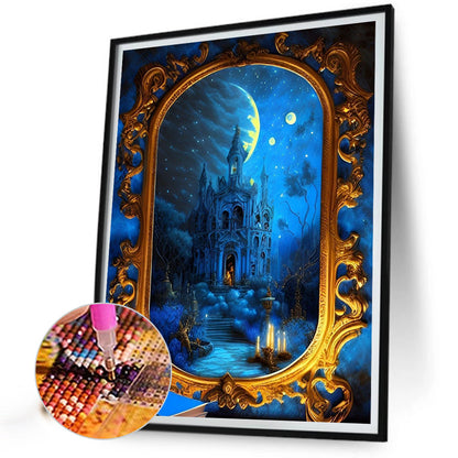 Castle World In The Mirror 30*40Ccm(canvas) full round drill diamond painting